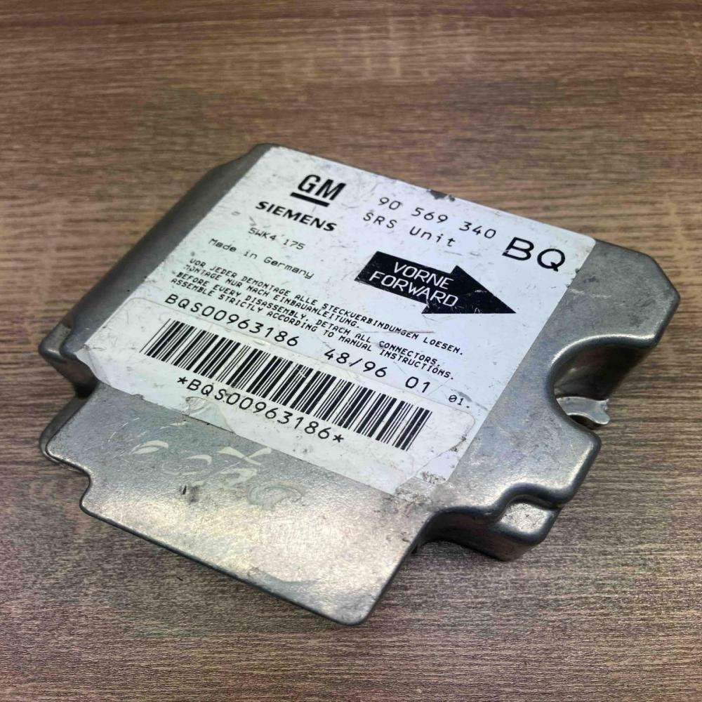 90569340 5WK175 GM Airbag control unit/module Opel Vectra B