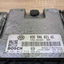 03G906021AC 0281012719 Used Engine control unit/module ECU Volkswagen PASSAT B6