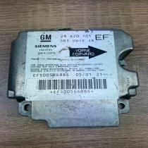 24420101 5WK2974 EF Airbag control unit/module Opel Omega B2