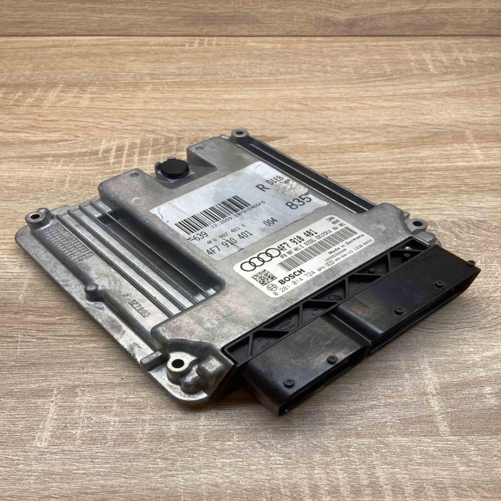 4F7910401 0281014724  Engine control unit/module ECU Audi A6 S6 C6 4F