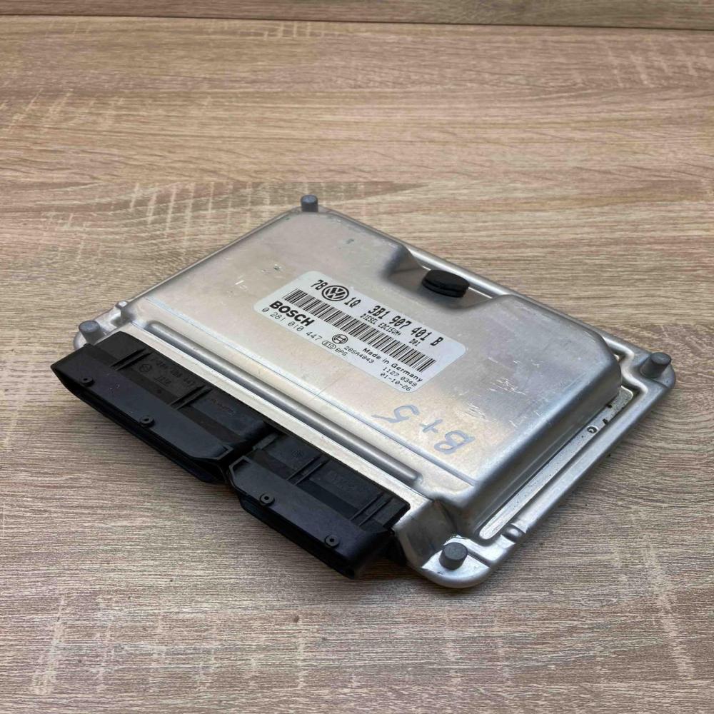 3B1907401B 0281010447 781Q Used Engine control unit/module ECU Volkswagen PASSAT