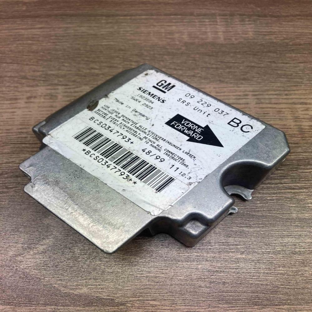 09229037 5WK2923 BC Airbag control unit/module Opel Astra G