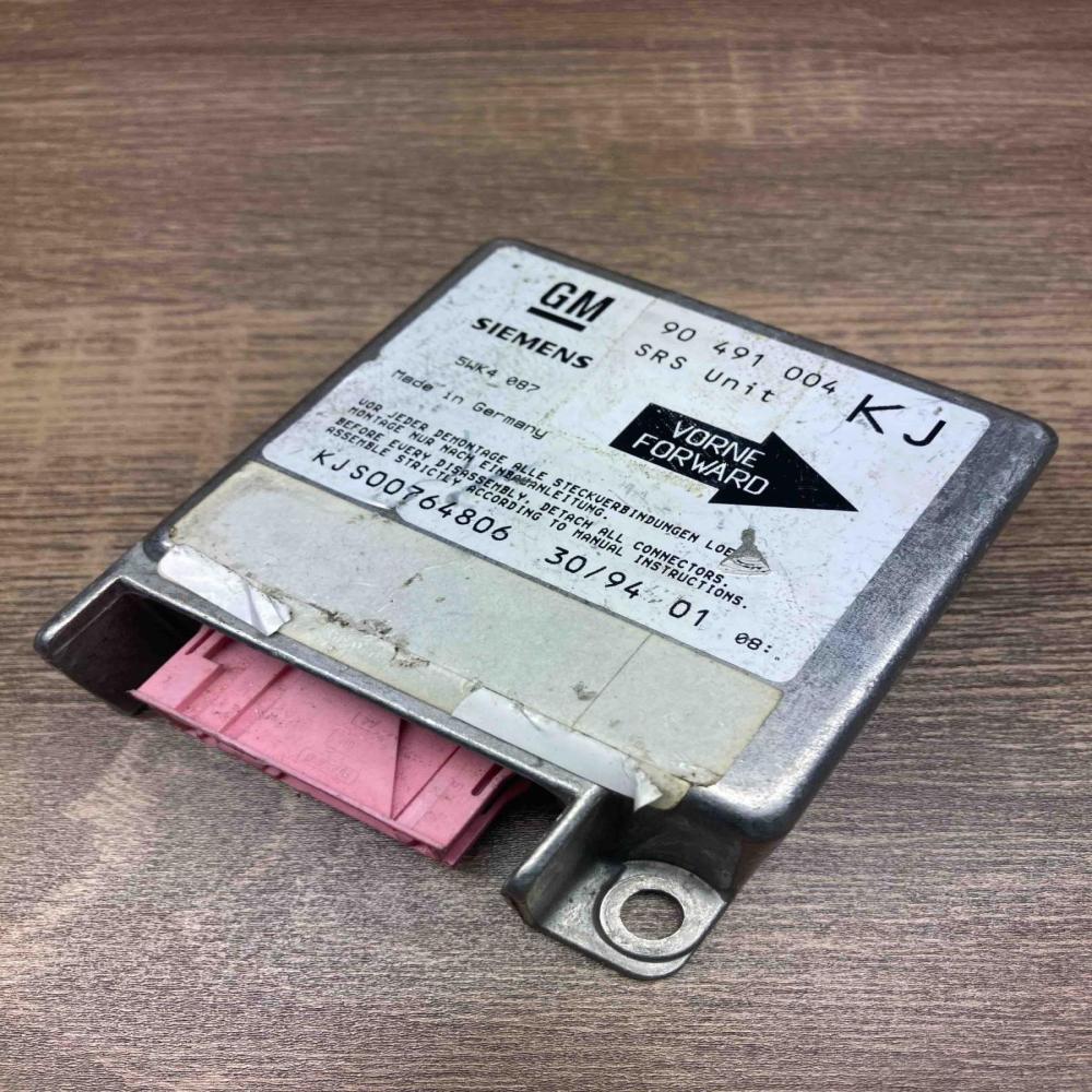 90491004 5WK087 KJ Airbag control unit/module Opel Omega B2