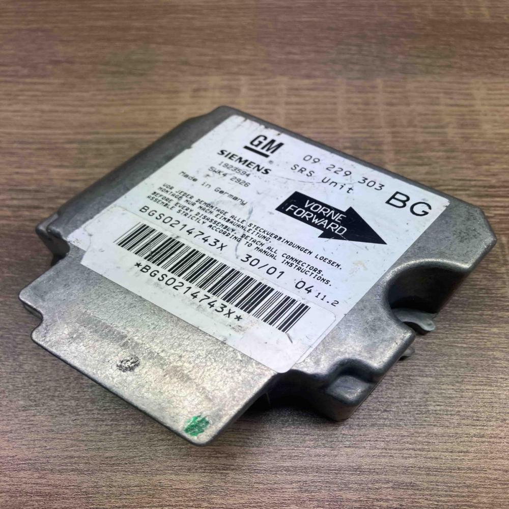 09229303 1923594 BG Airbag control unit/module Opel Zafira A