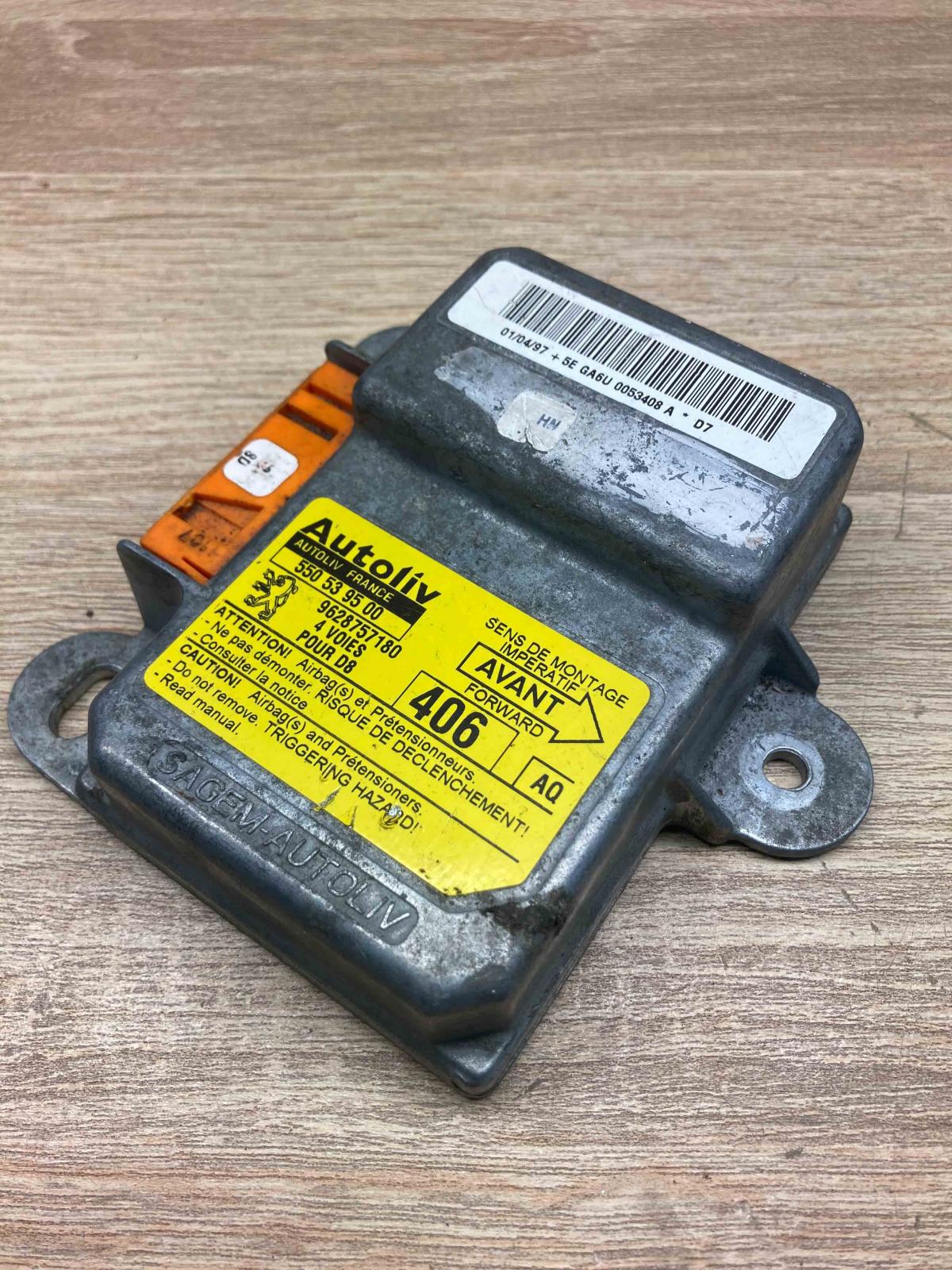 550539500 9628757180 AQ Airbag control unit/module Peugeot 406