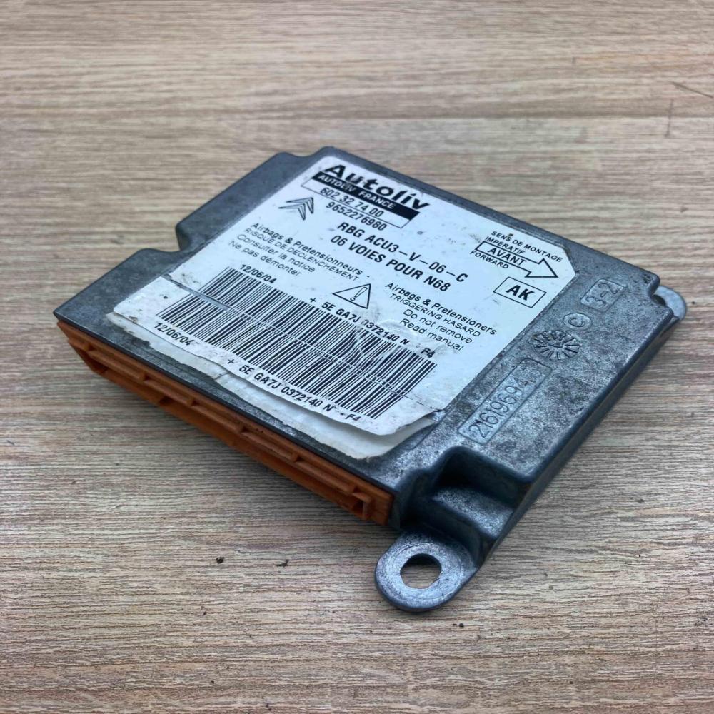 602327400 9652276980 AK Airbag control unit/module Citroen C4 I Picasso