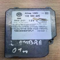1C0909605 5WK3121  Airbag control unit/module Seat Alhambra (Mk1)