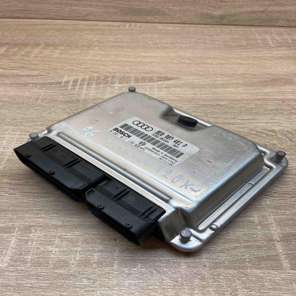 8E0907401P 0281011136  Engine control unit/module ECU Audi A4 S4 B6 8E 8H