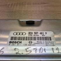 8E0907401P 0281011136  Engine control unit/module ECU Audi A4 S4 B6 8E 8H