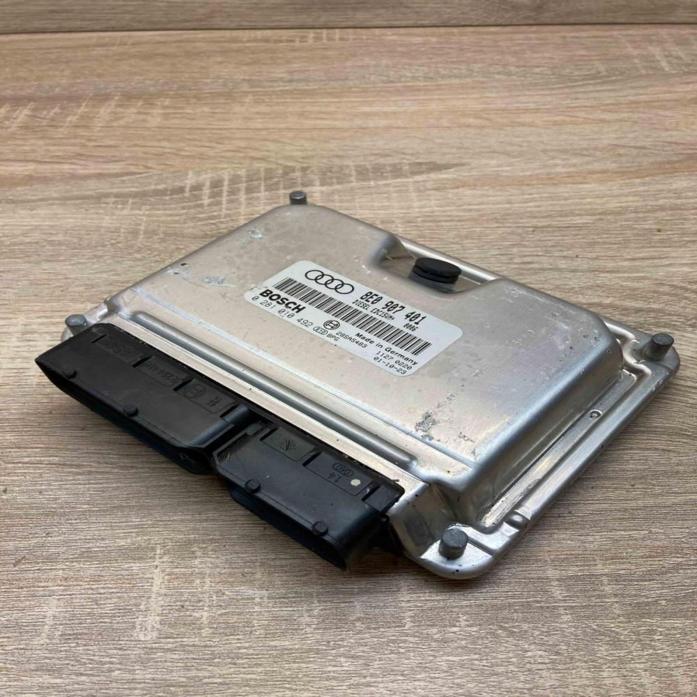 8E0907401 0281010492 Used Engine control unit/module ECU Audi A4 S4 B6 8E 8H