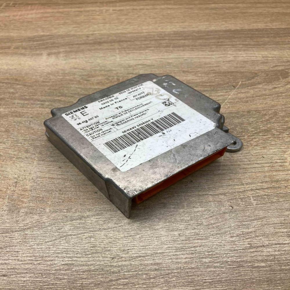 9645840780 5WK42908 Main Airbag control unit/module Peugeot 307