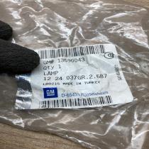 13590043   Number plate light Opel Zafira C