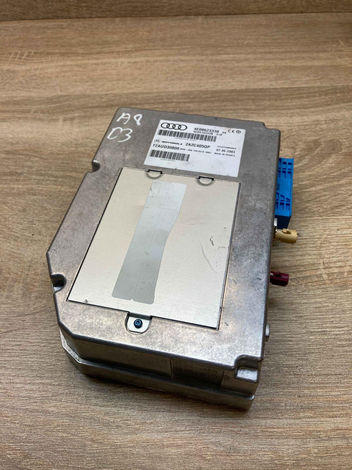 4E0862333B 2A2C405QP  Phone control unit/module Audi A8 S8 D3 4E