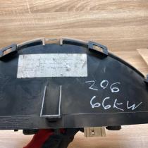 9648836980   Speedometer (instrument cluster) Peugeot 206