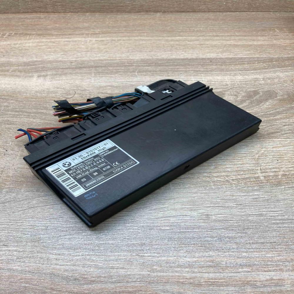 9151517 5WK49110A With Plug Comfort/convenience module BMW 5 E60 E61
