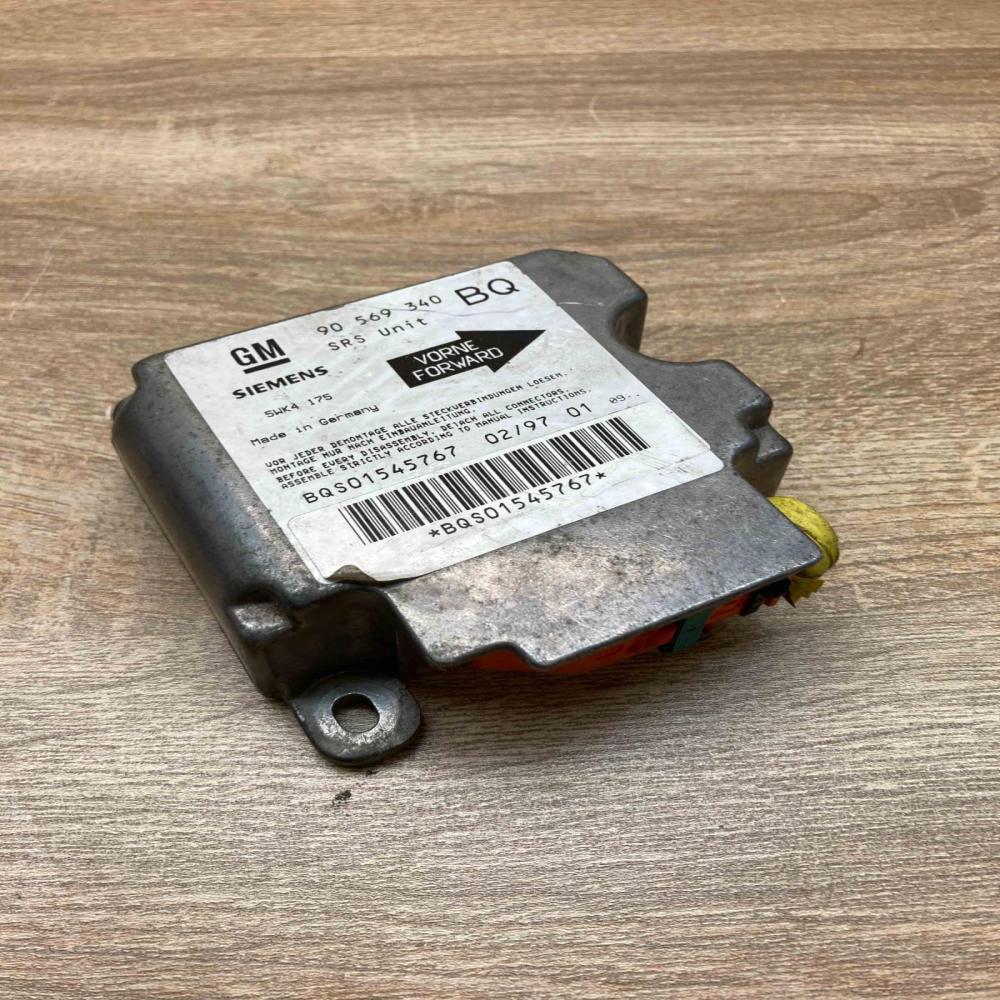 90569340 5WK4175 With Plug Airbag control unit/module Opel Vectra B