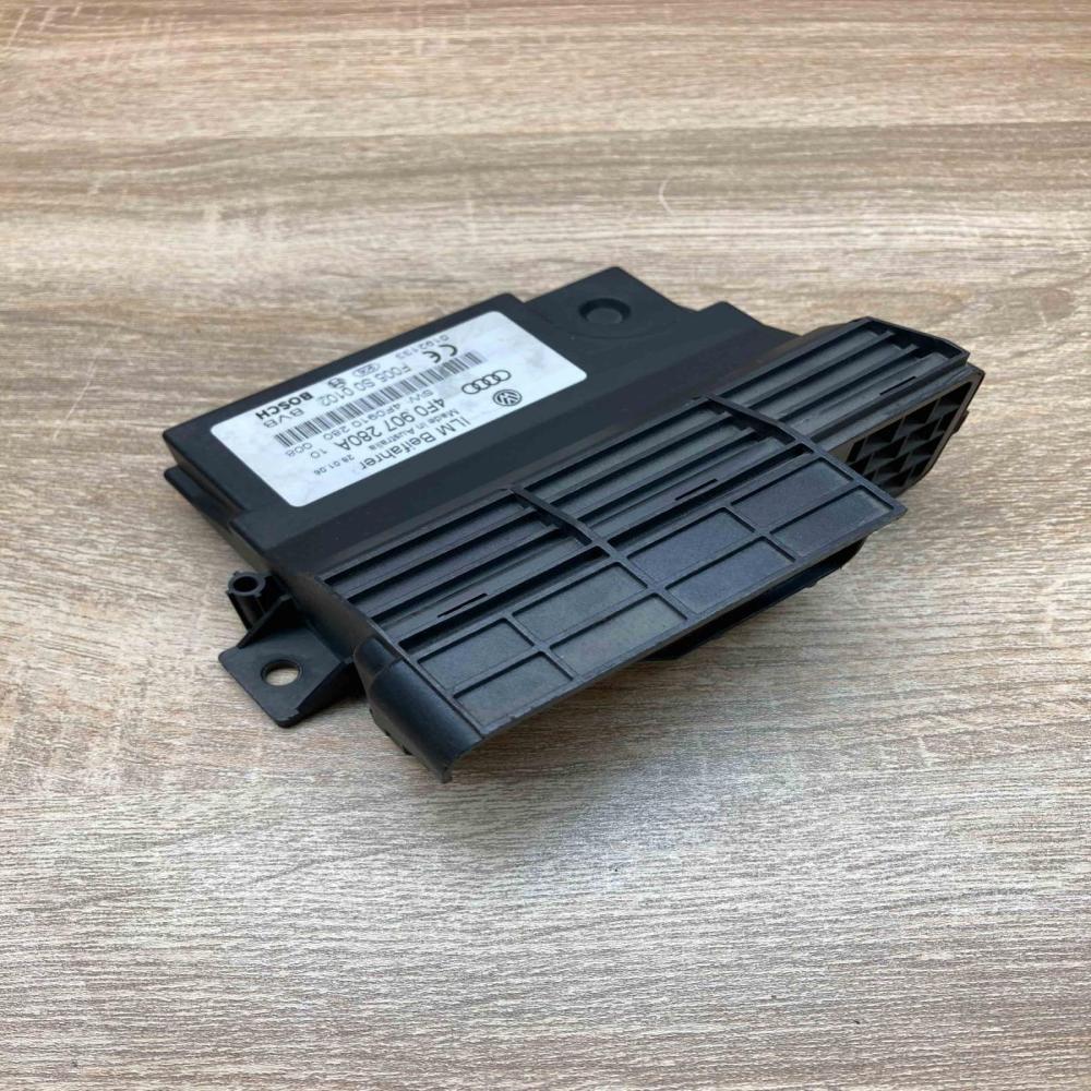 4F0907280A 4F0910280 Black Power management control unit Audi A6 S6 C6 4F