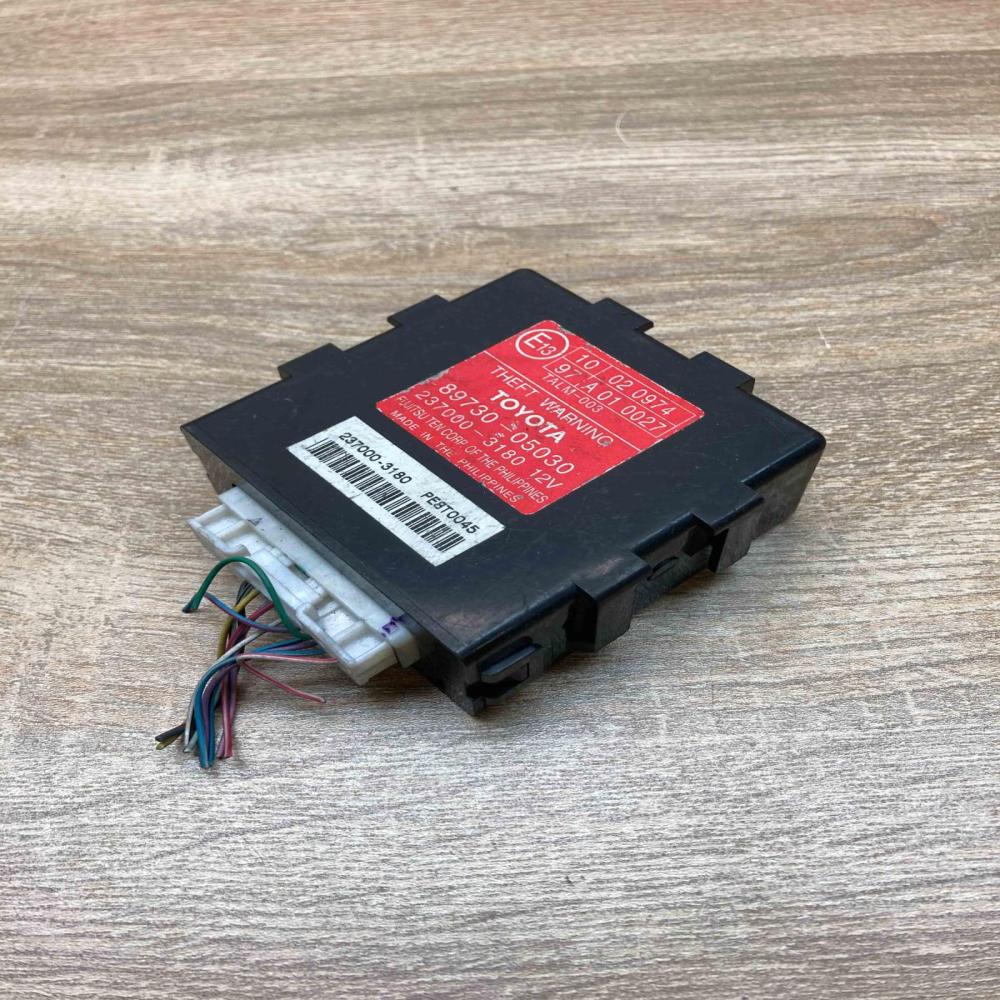 89730 05030 237000 3180 With Plug Alarm control unit/module Toyota Avensis T220