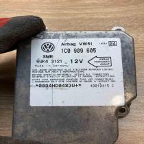 1C0909605 5WK43121 Used Airbag control unit/module Skoda Fabia Mk1 (6Y)