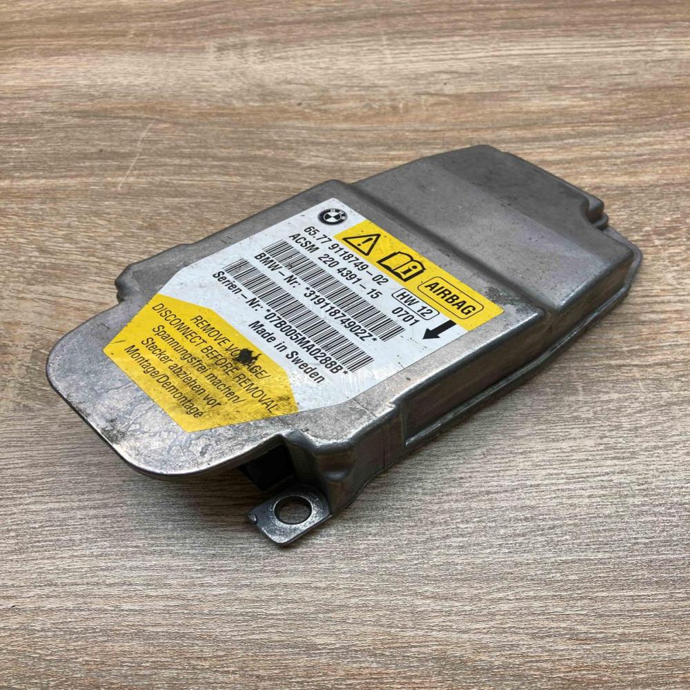 9118749 2204391 15  Airbag control unit/module BMW 5 E60 E61
