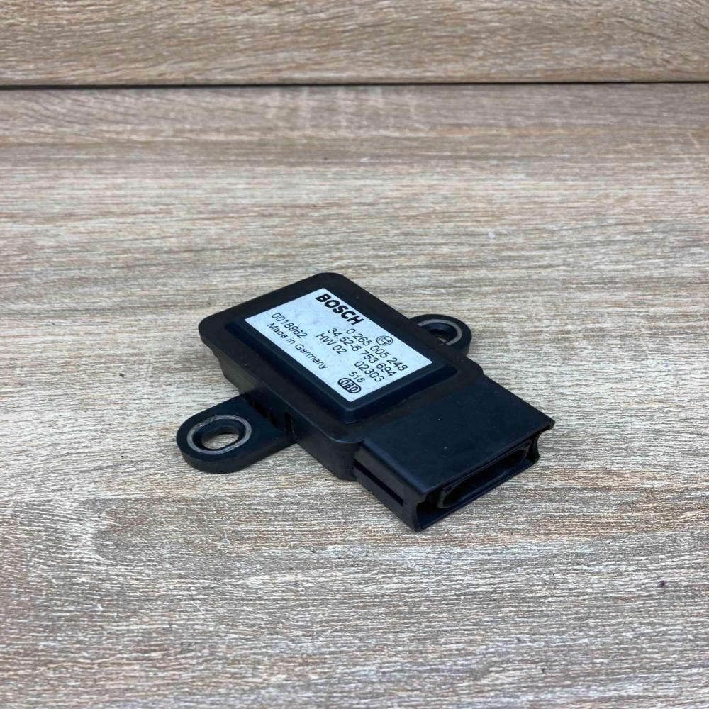 6753694 0265005248  ESP acceleration yaw rate sensor BMW X5 E53