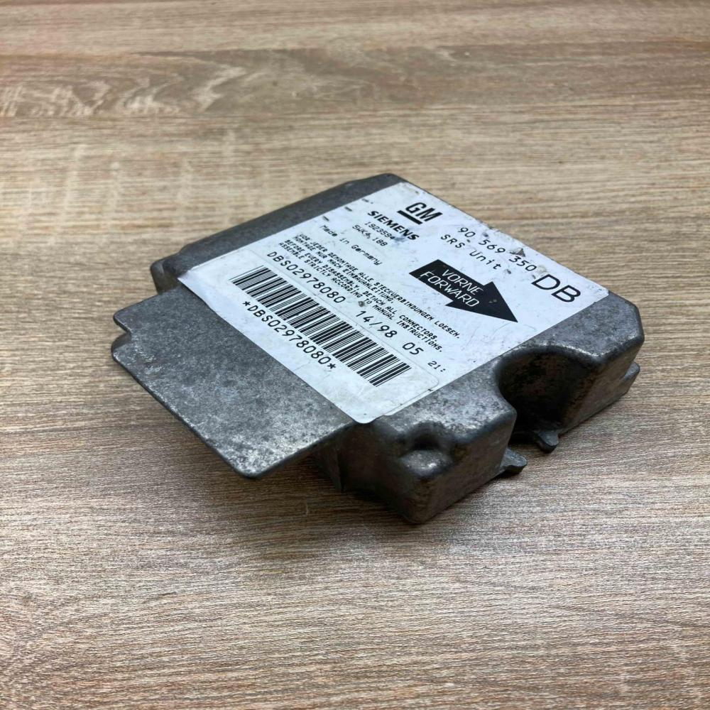 90569350 5WK4188 Used Airbag control unit/module Opel Vectra B