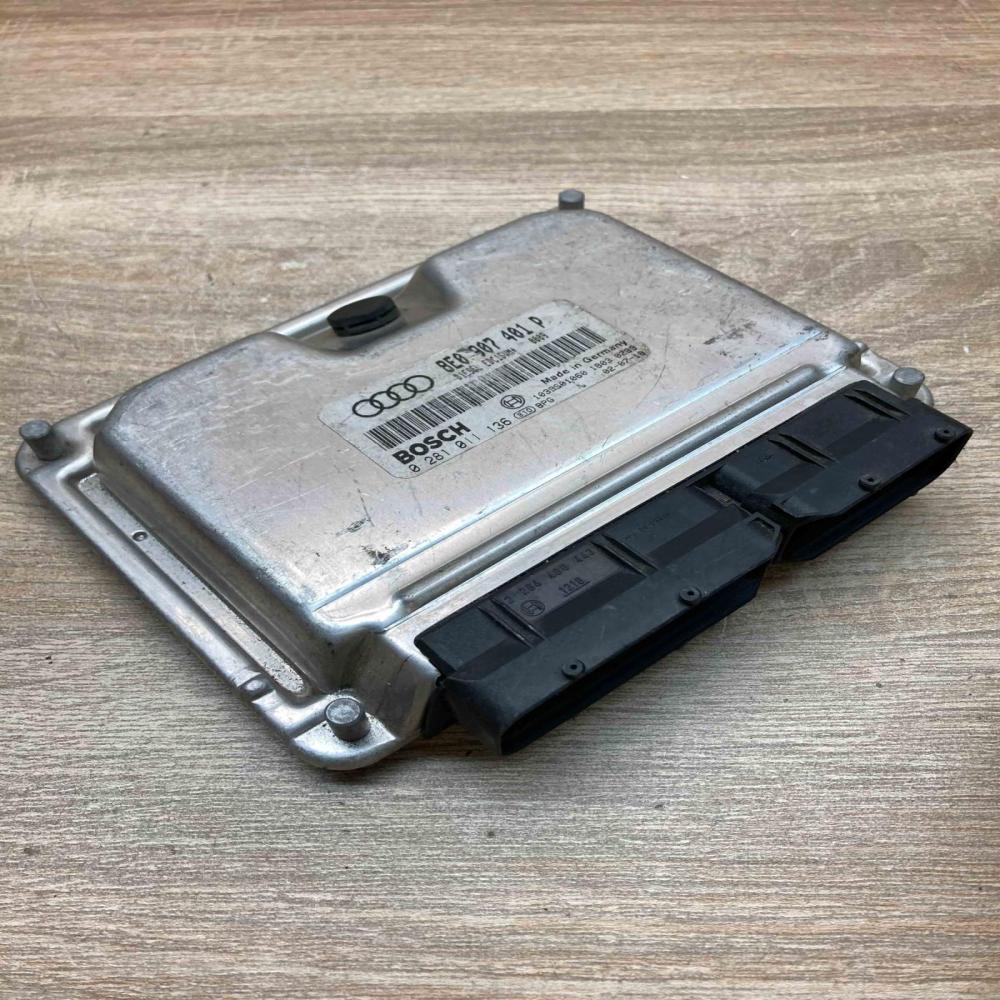 8E0907401P 0281011136  Engine control unit/module ECU Audi A4 S4 B6 8E 8H