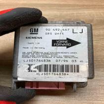 90492467 5WK4110 LJ Airbag control unit/module Opel Omega B1