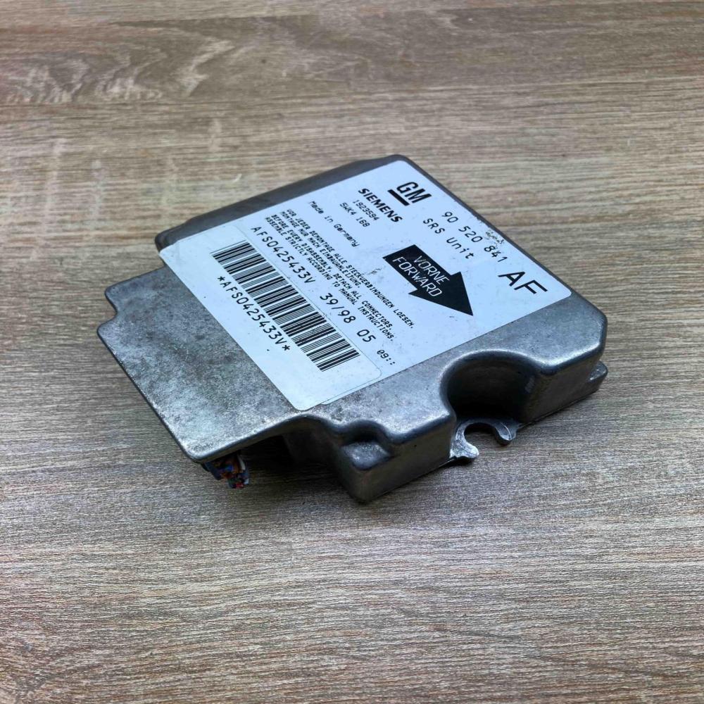 90520841 5WK4168 Used With Plug Airbag control unit/module Opel Astra G