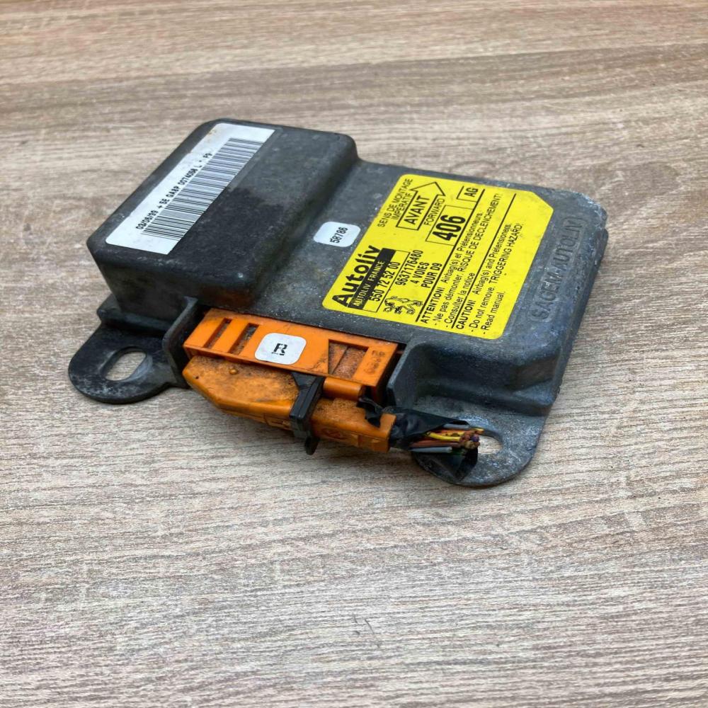 9637176480 550725200 With Plug Airbag control unit/module Peugeot 406