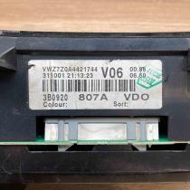3B0920807A   Speedometer (instrument cluster) Volkswagen PASSAT B5.5