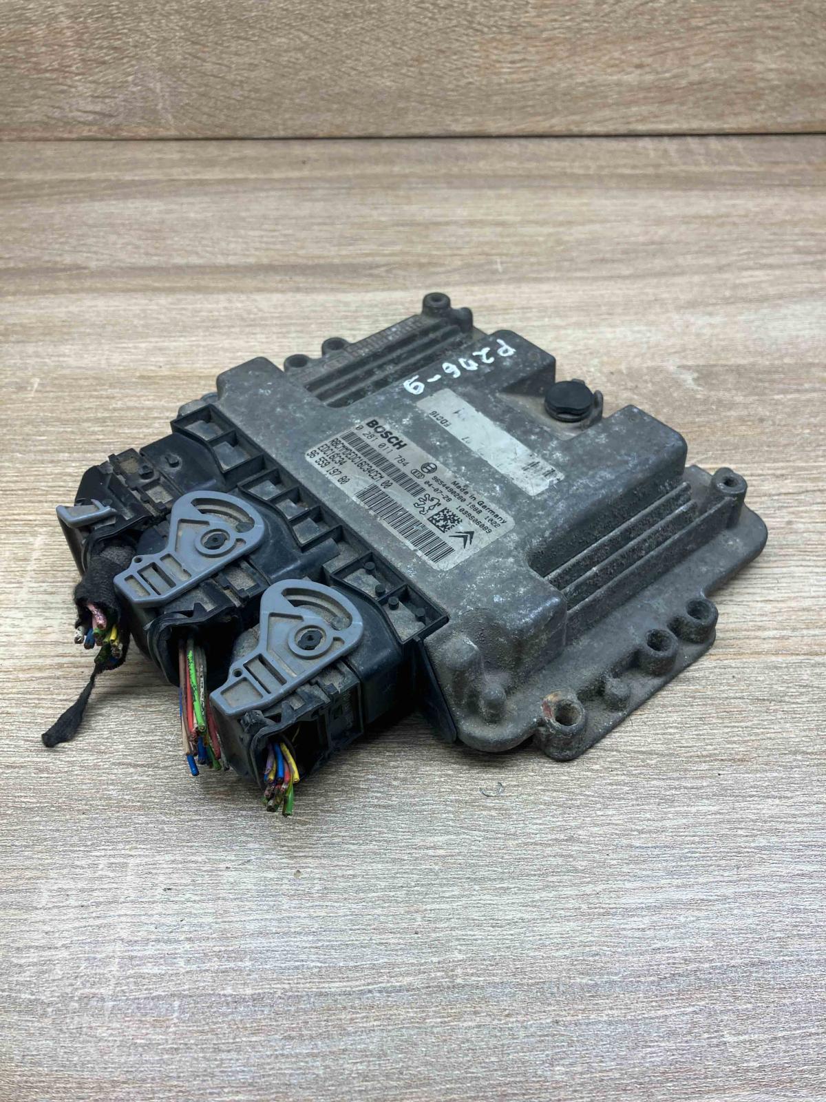 9655919780 0281011784 With Plug Engine control unit/module ECU Peugeot 206