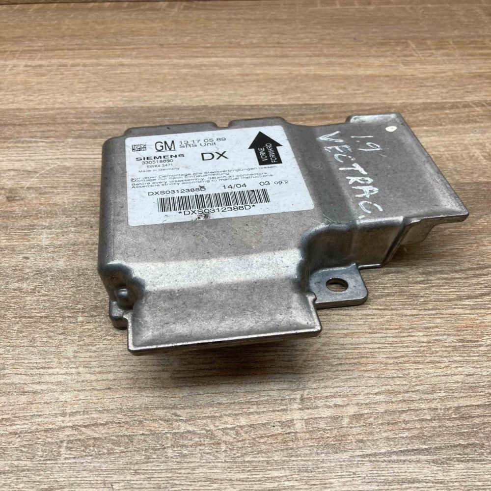 13170589 5WK43471  Airbag control unit/module Opel Vectra C