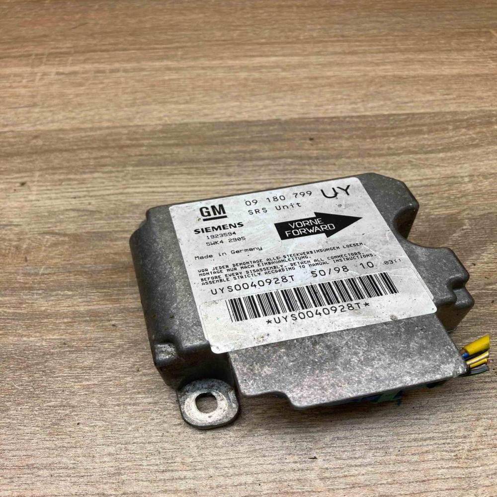 09180799 1923594 With Plug Airbag control unit/module Opel Astra G