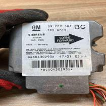09229303 1923594 With Plug Airbag control unit/module Opel Zafira A