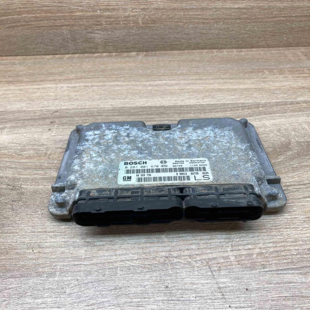0281001670 90589736  Engine control unit/module ECU Opel Astra H