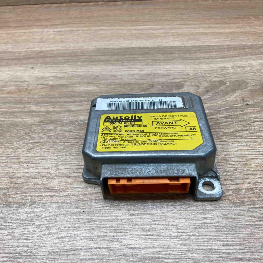 550748300 9633504280  Airbag control unit/module Citroen Berlingo