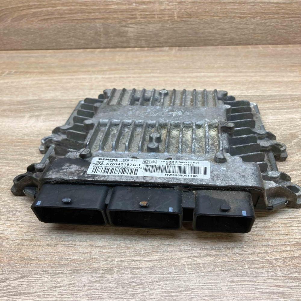 9655041480 5WS40167G T  Engine control unit/module ECU Peugeot 407
