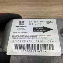 09229302 5WK42925  Airbag control unit/module Opel Astra G