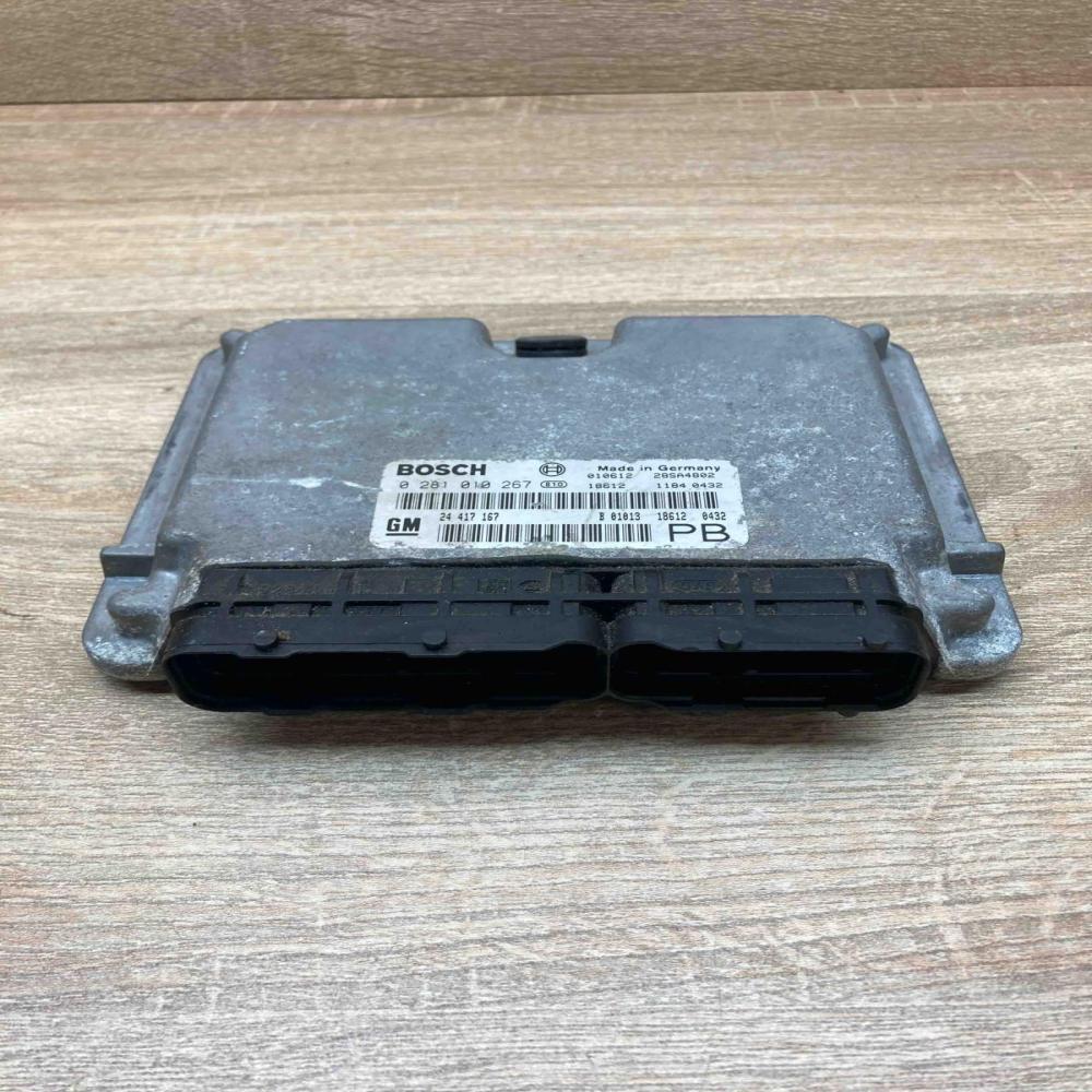 0281010267 24417167  Engine control unit/module ECU Opel Astra G