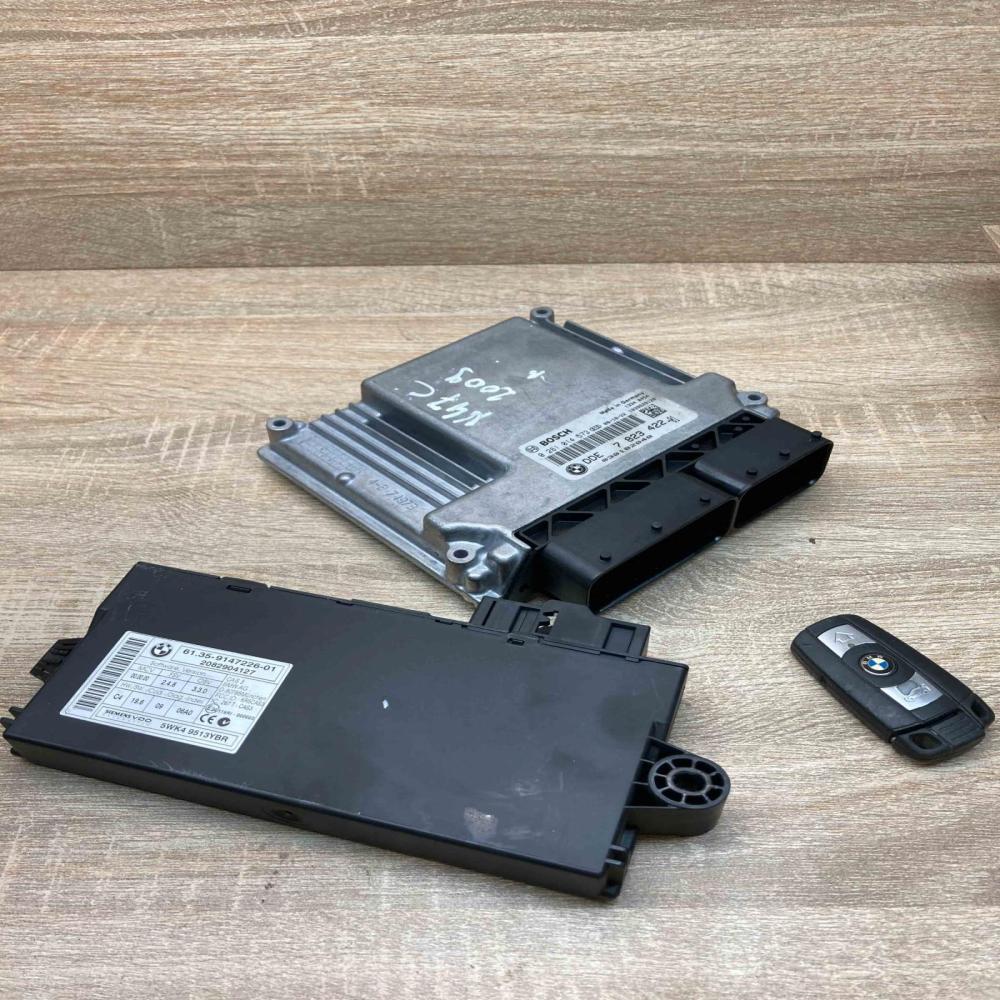7823422 9147226 With Key Engine ECU kit and lock set BMW 3 E90 E91