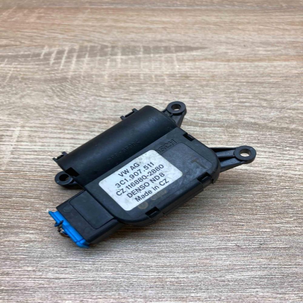 3C1907511 116880 2880 With Plug Air flap motor/actuator Volkswagen PASSAT B6