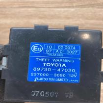 89730 47020 237000 3090 Used Alarm control unit/module Toyota Prius (XW20)