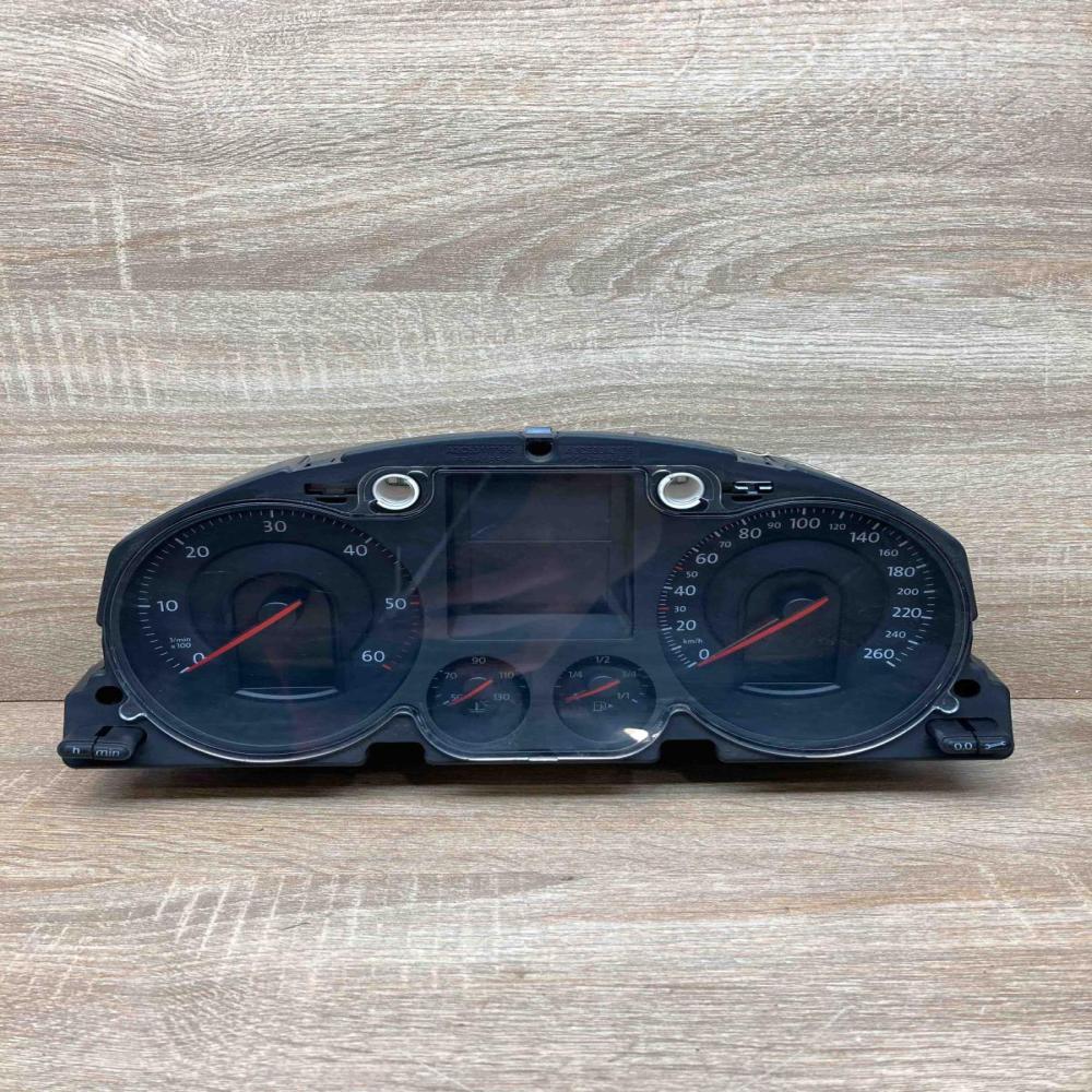 3C0920860K A2C53144887 KMH Speedometer (instrument cluster) Volkswagen PASSAT B6