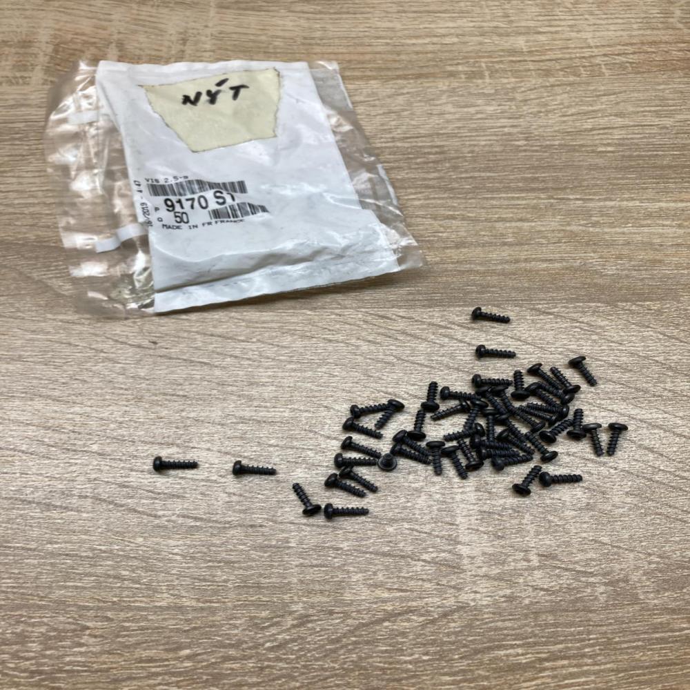9170S1 Ignition key screw 50 Pcs Ignition key/card Peugeot 307