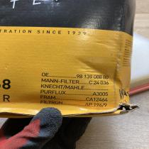 9813908880 C24036 AP196/9 Air filter Opel Corsa F