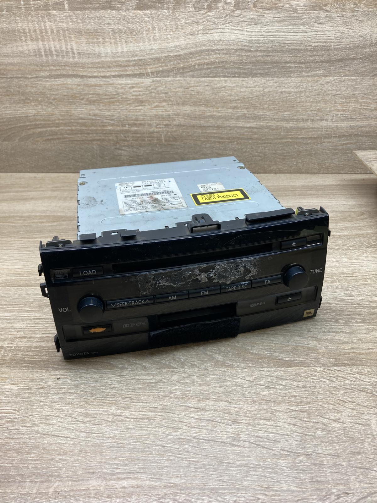 86120 47120 8612047120  Radio/CD/DVD/GPS head unit Toyota Prius (XW20)
