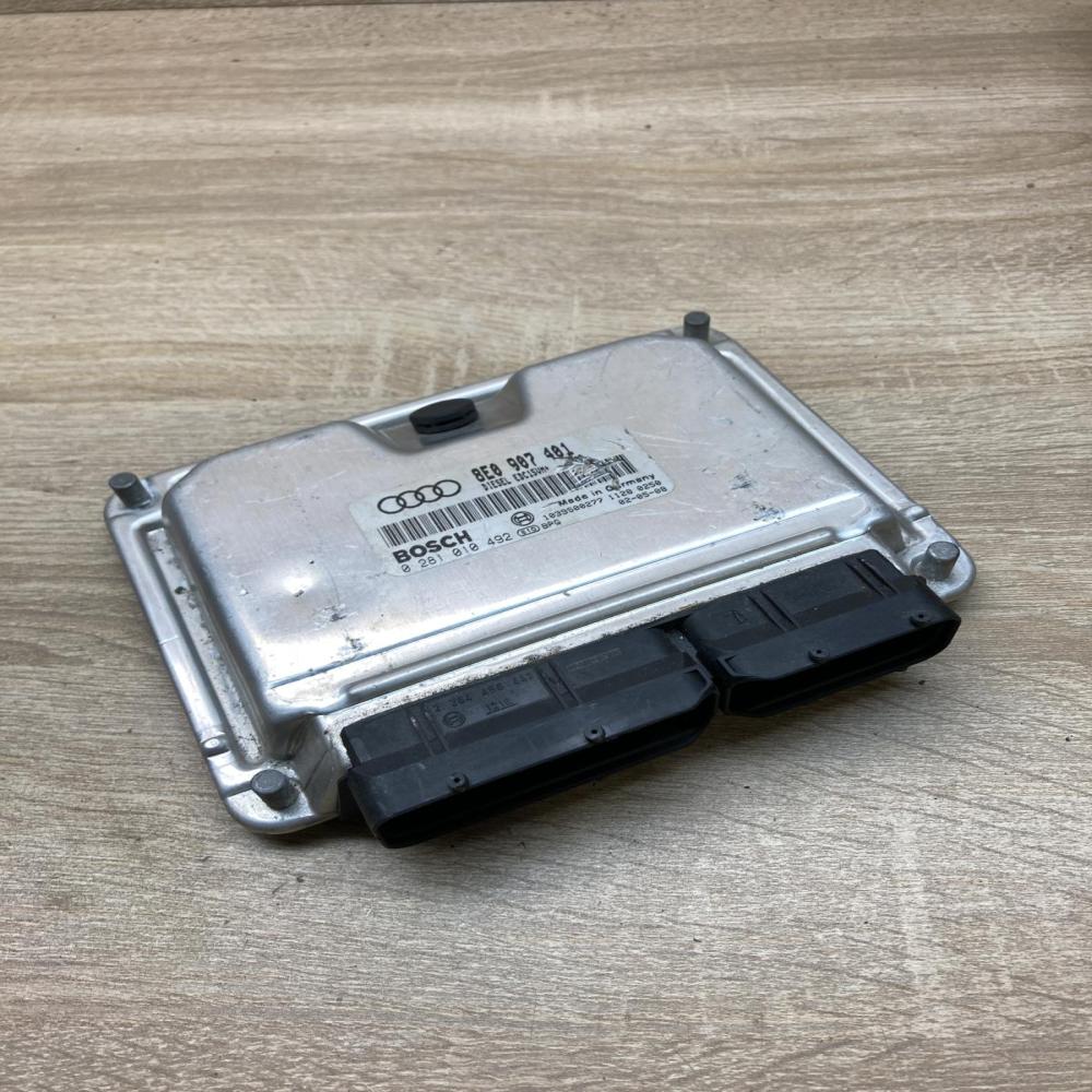 8E0907401 0281010492  Engine control unit/module ECU Audi A4 S4 B6 8E 8H