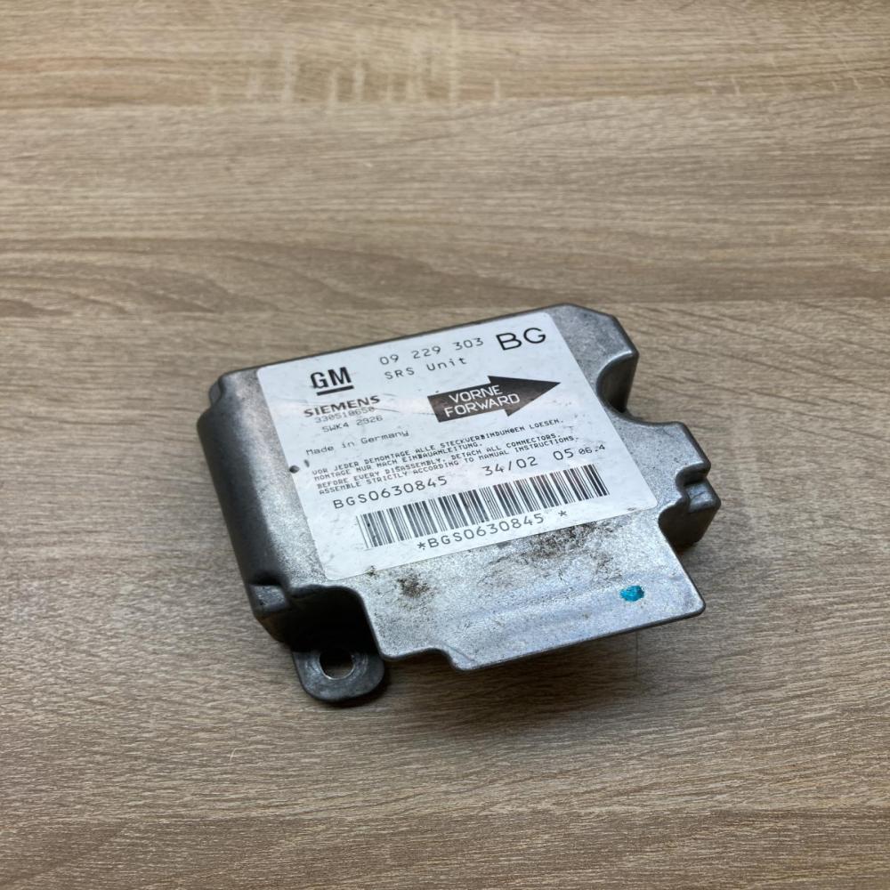 09229303   Airbag control unit/module Opel Zafira A
