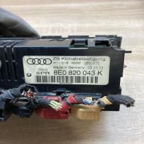 8E0820043K   Climate control unit Audi A4 S4 B6 8E 8H